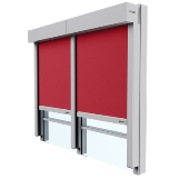 Auduma žalūzijas ar statņiem